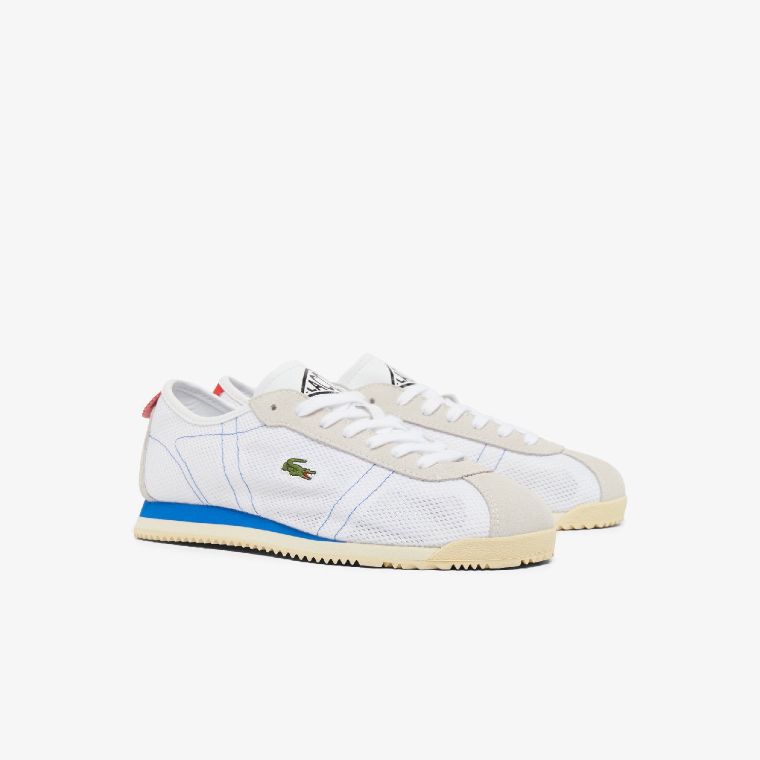Sneakers Club-Low en tissu - White & Red & Blue