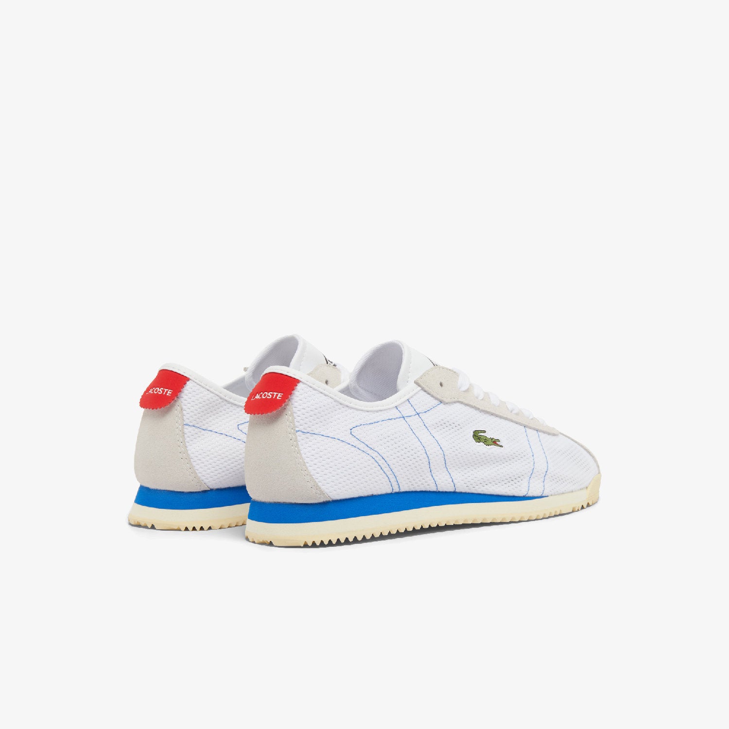Sneakers Club-Low en tissu - White & Red & Blue