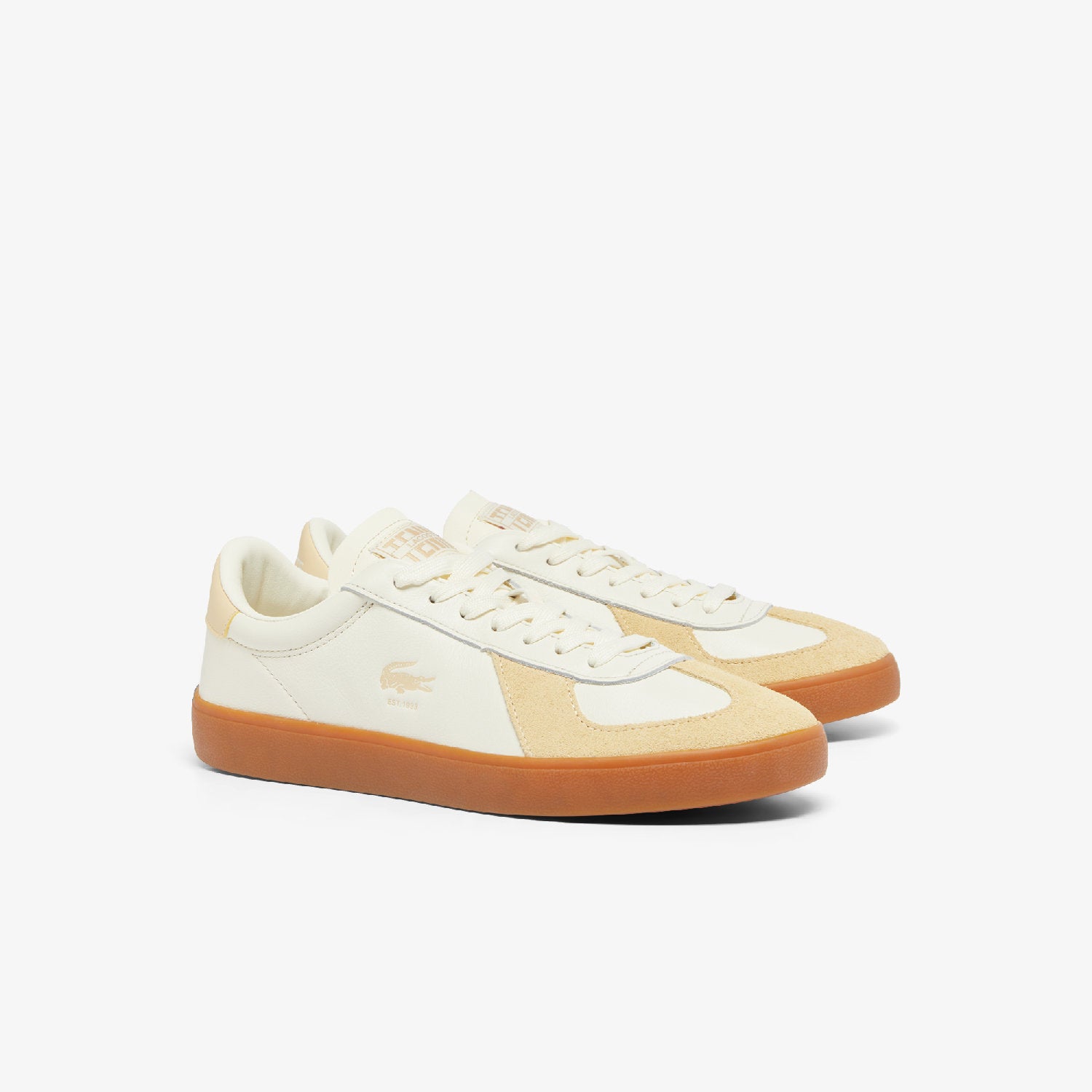Baseshot Pro leather sneakers - Light Yellow & Gum