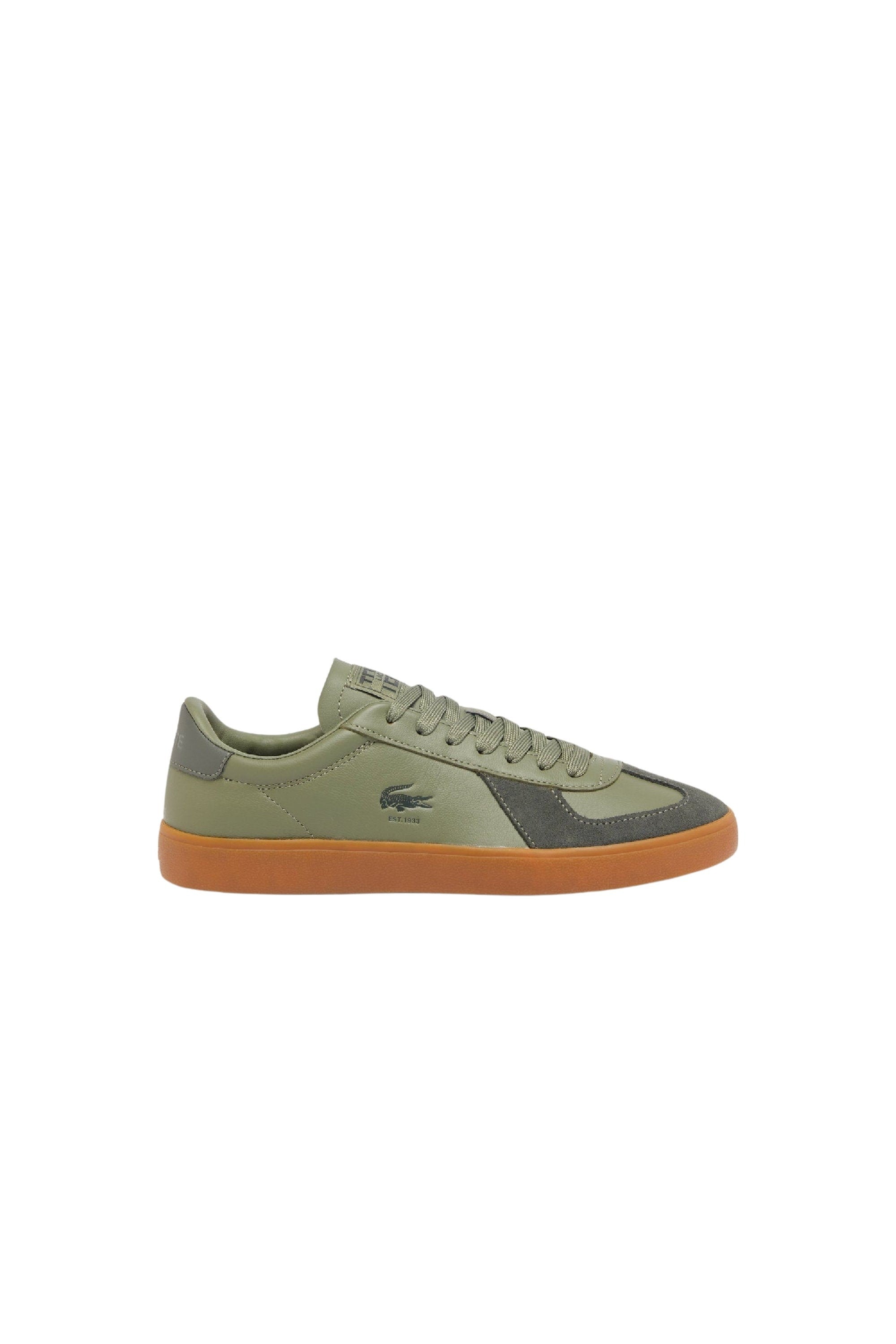Sneakers Baseshot Pro en cuir - Khaki & Gum