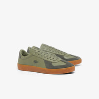 Sneakers Baseshot Pro en cuir - Khaki & Gum