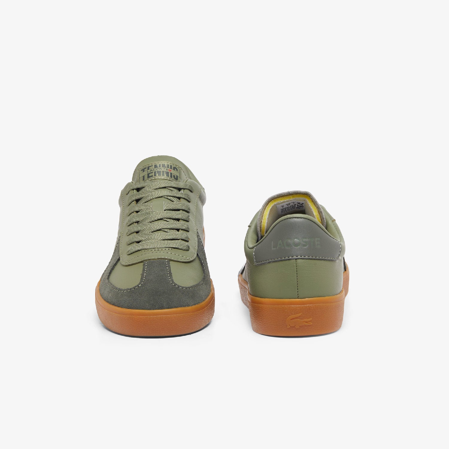 Sneakers Baseshot Pro en cuir - Khaki & Gum