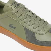 Sneakers Baseshot Pro en cuir - Khaki & Gum