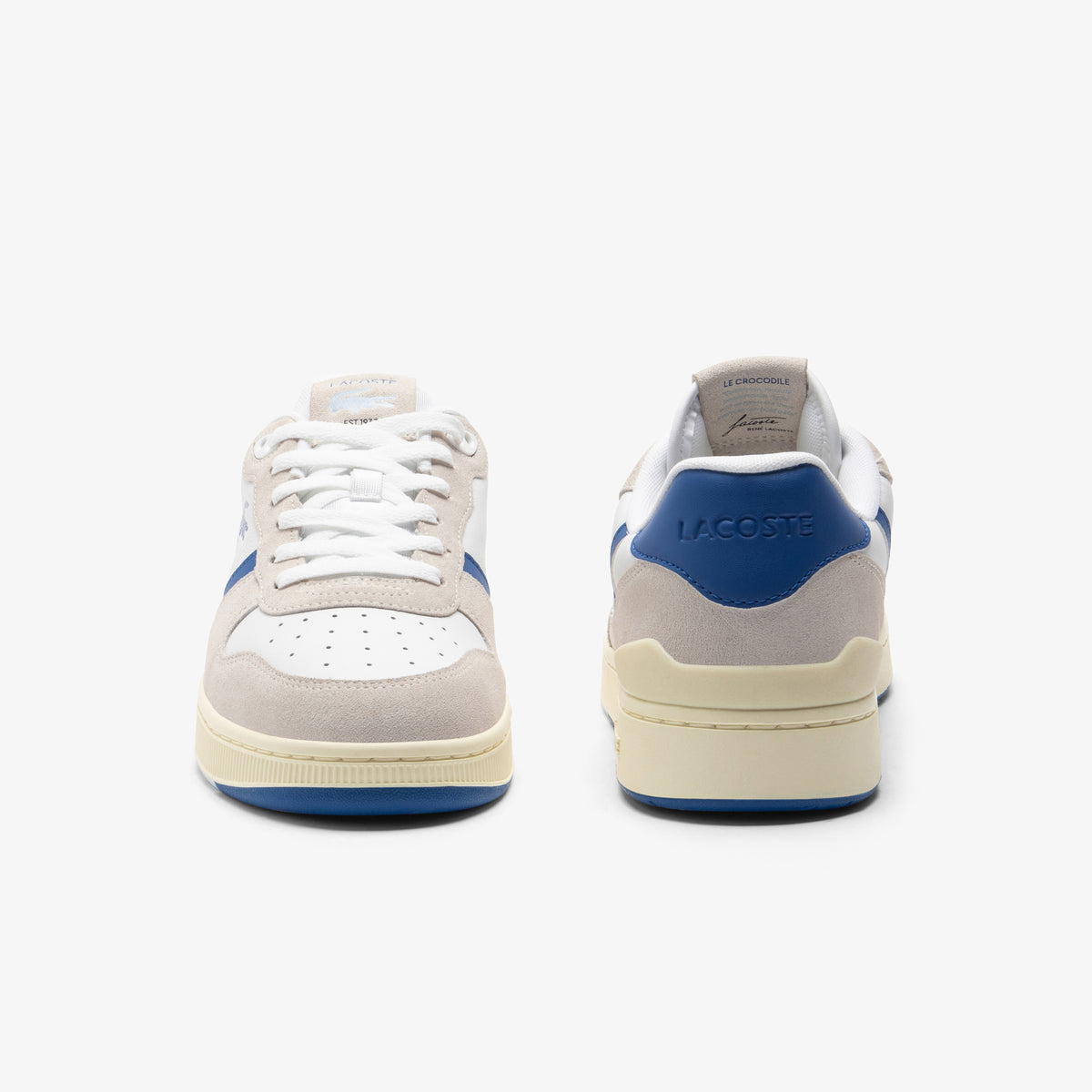Sneakers T-Clip Set en cuir - White & Blue