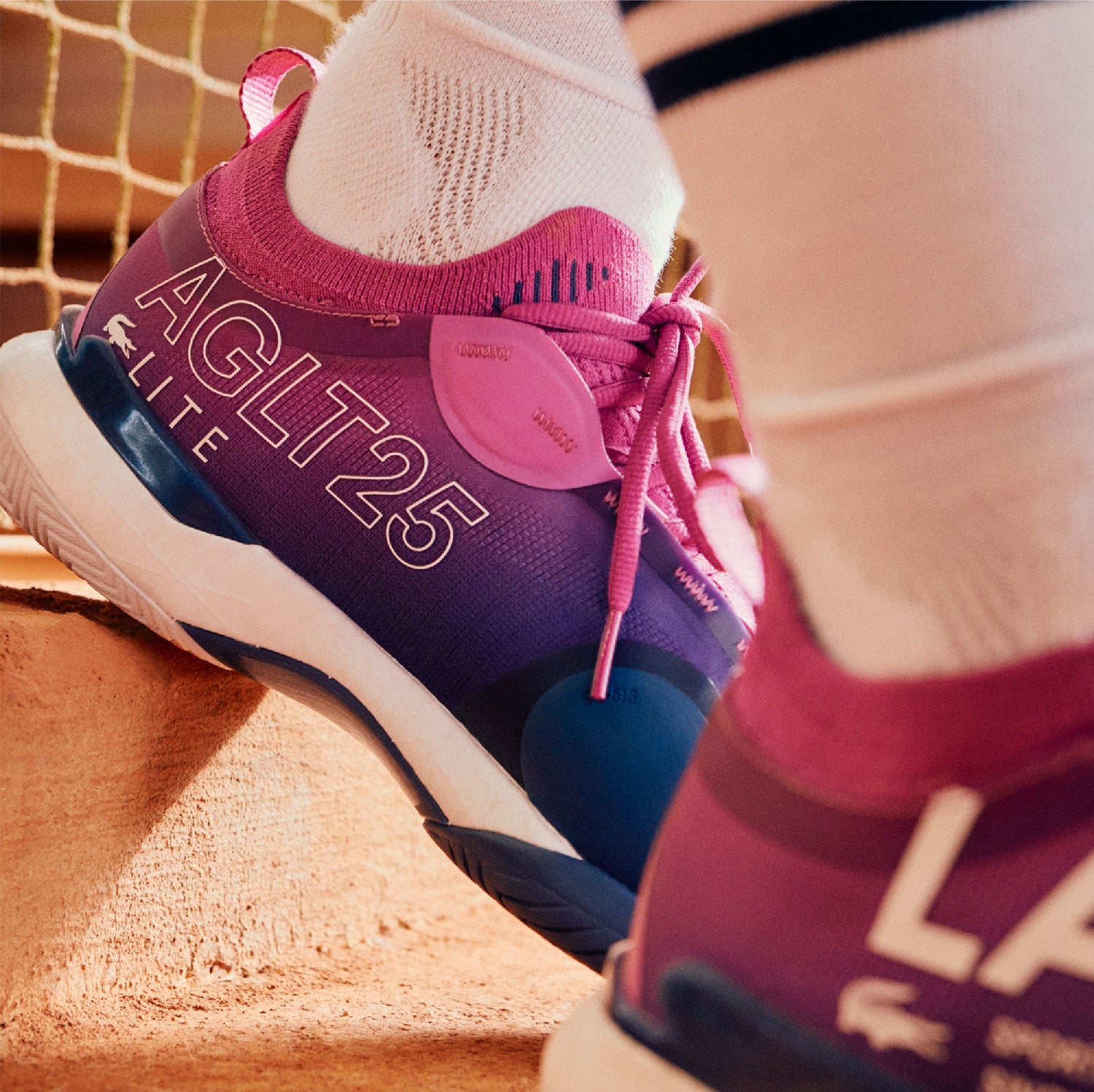 Sneakers Tennis AG-LT23 Lite Clay Court - Pink & Dark Blue