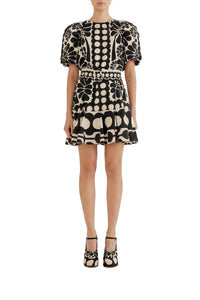 Robe courte Palermo - Noir