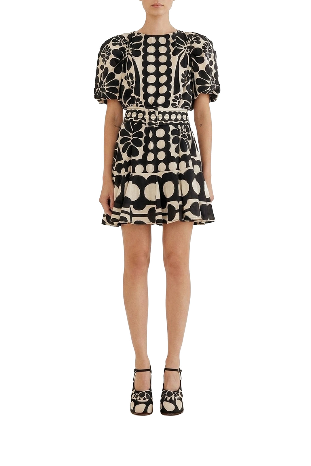 Robe courte Palermo - Noir