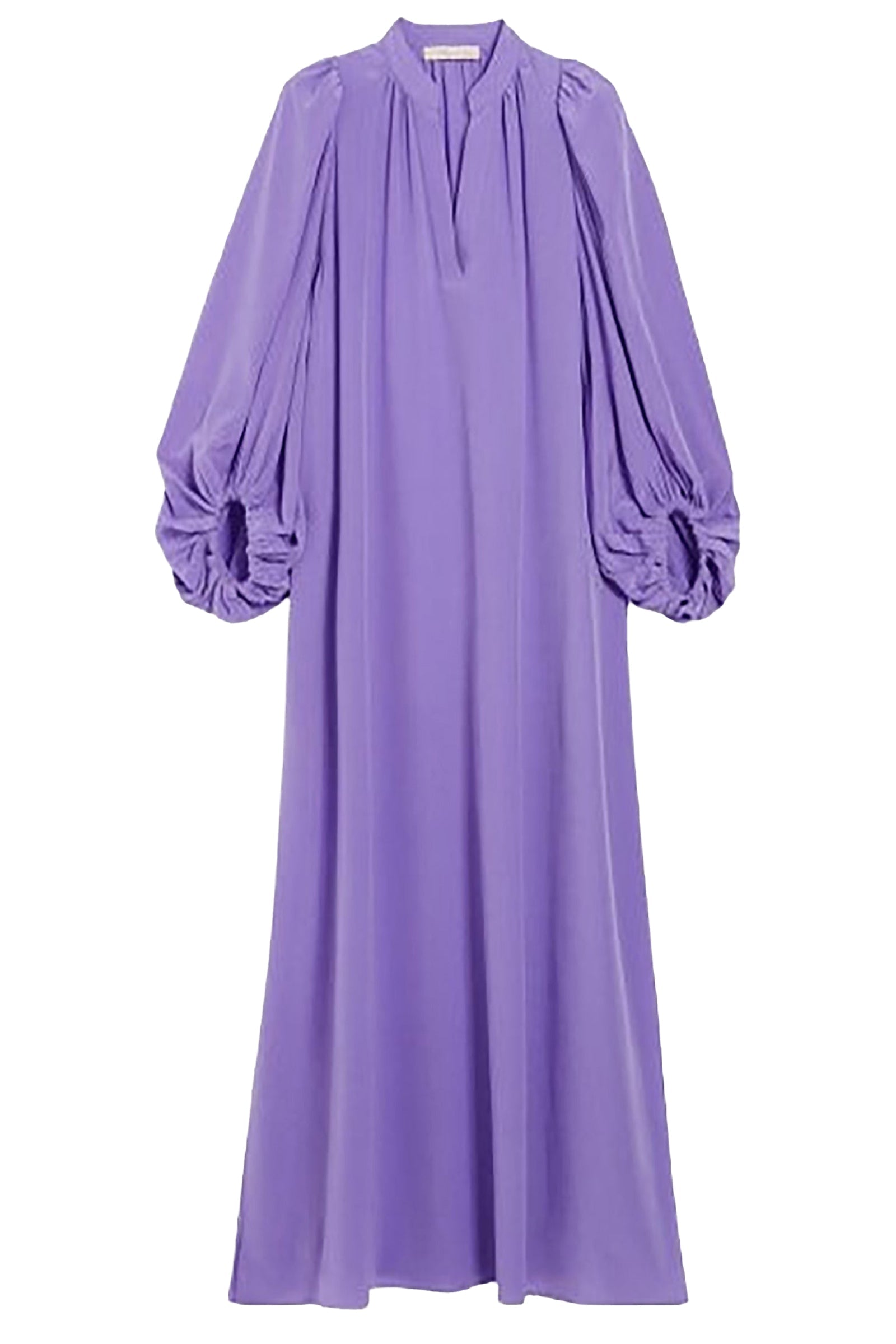 Robe longue Canessa en soie - Violet