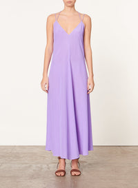 Robe longue Debby - Violet