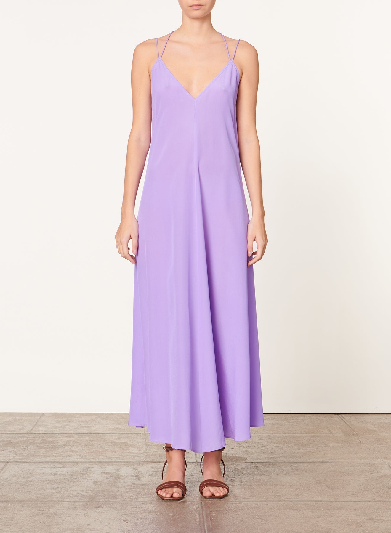 Robe longue Debby - Violet