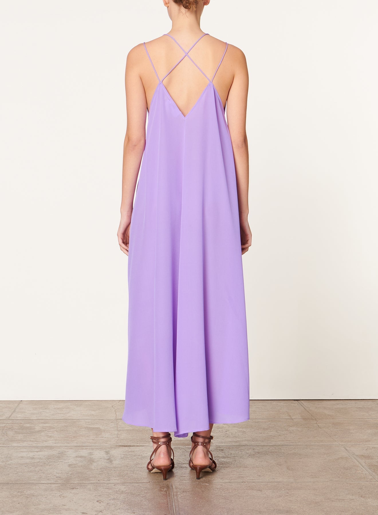 Robe longue Debby - Violet