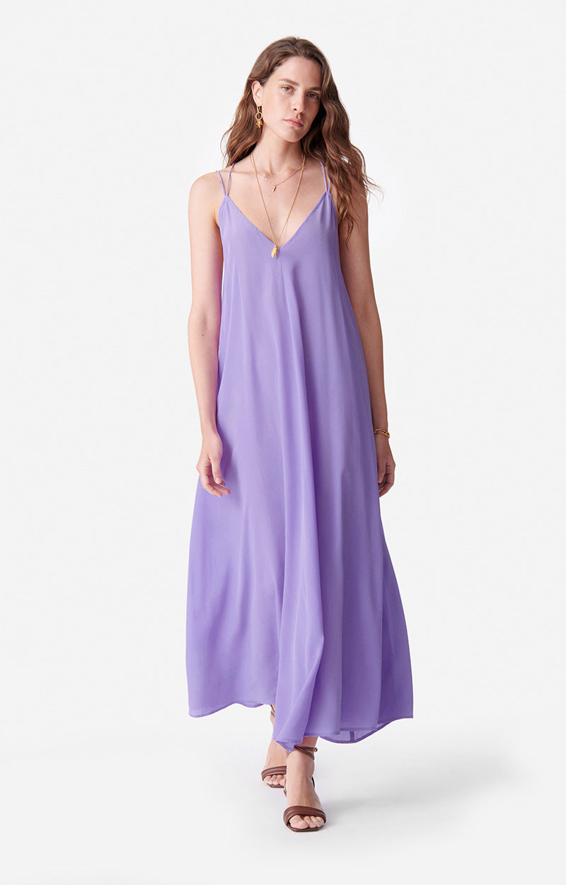 10 QTY NEW // VIOLET / Robe Debby - VIOLET