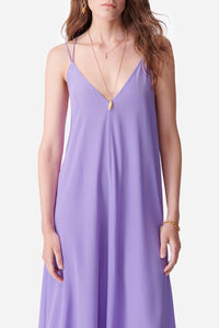 Robe longue Debby - Violet