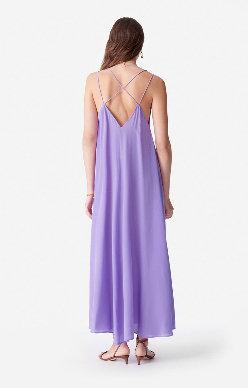 10 QTY NEW // VIOLET / Robe Debby - VIOLET