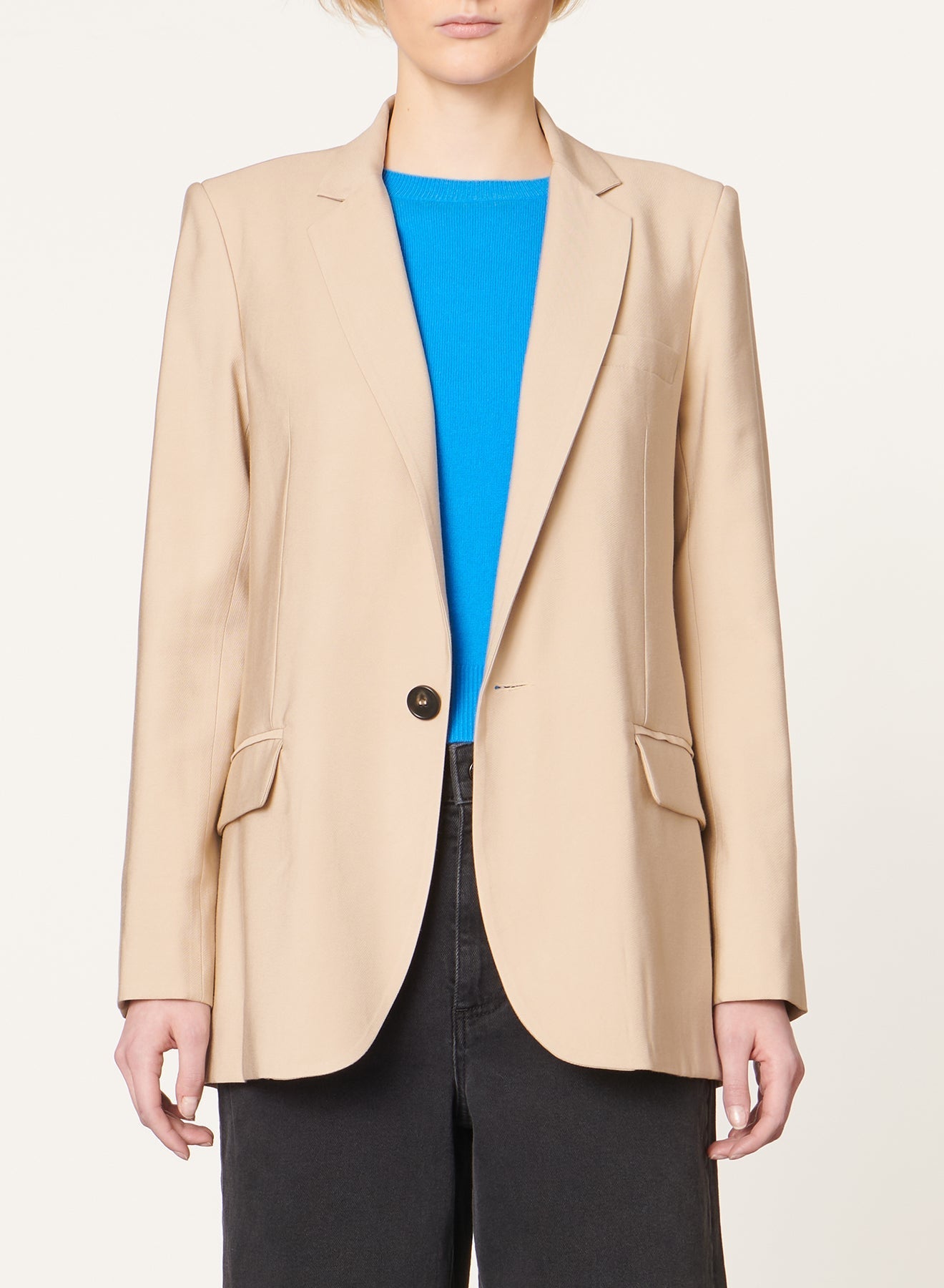 Blazer droit Tilia - Taupe