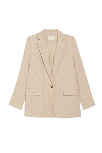 Blazer droit Tilia - Taupe