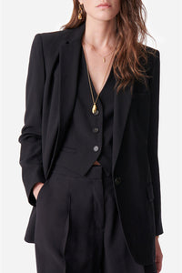 Veste droite Tilia - Noir