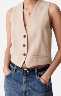 66 QTY NEW // TAUPE / Gilet Benson - TAUPE