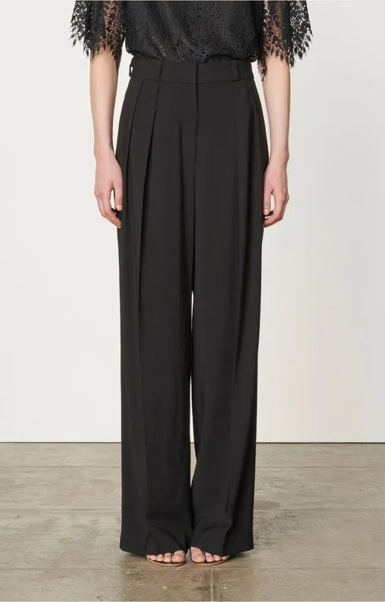 RECO : 95 // Pantalon droit - Noir