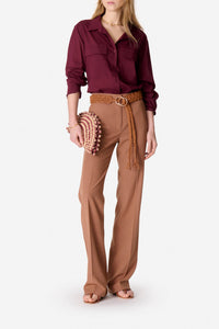 RECO : 70 // Chemise Dim en coton - Bordeaux