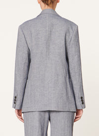 60 QTY NEW // BLEU CHINE / Veste Caline - BLEU CHINE
