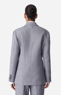 60 QTY NEW // BLEU CHINE / Veste Caline - BLEU CHINE