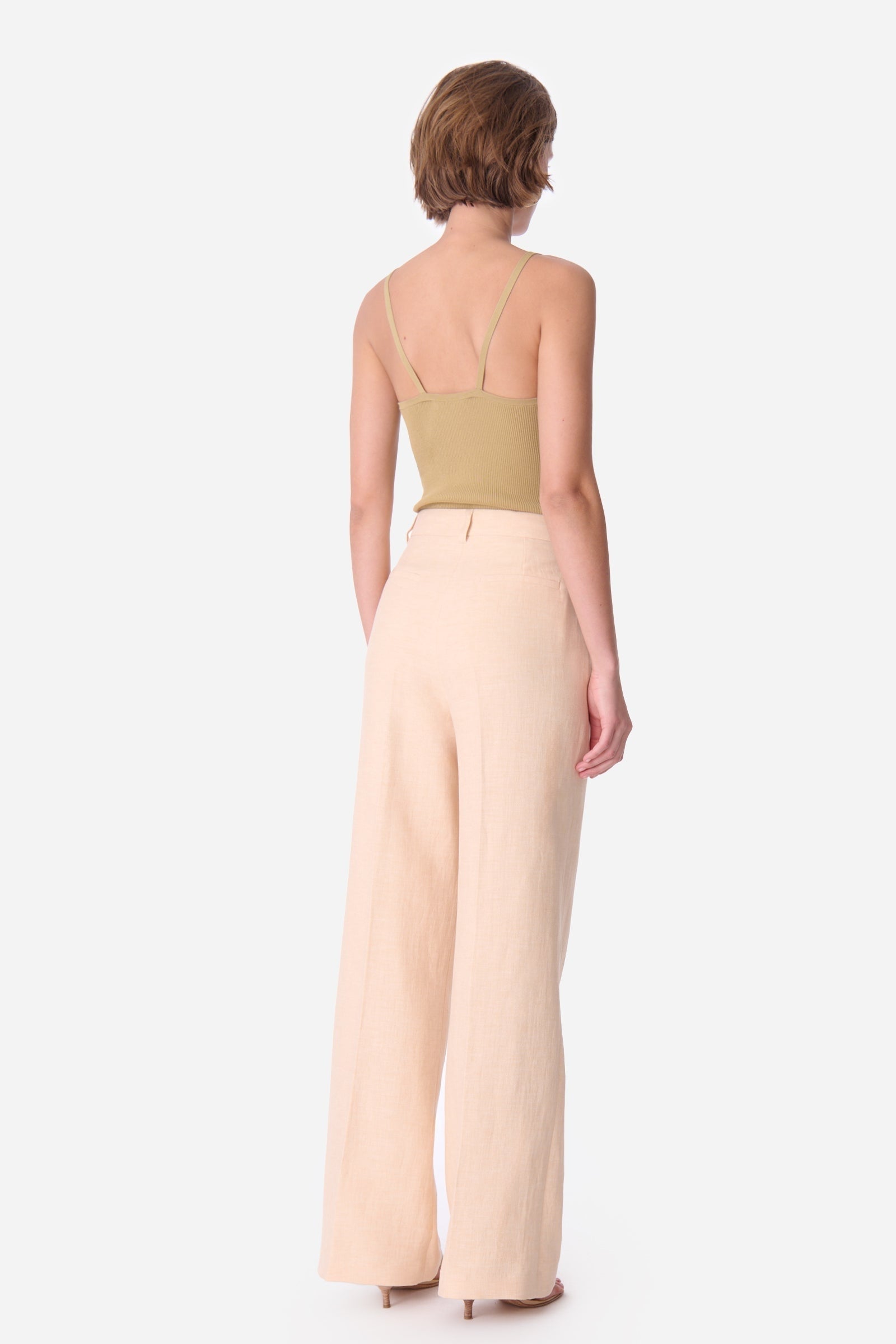 Cyrano pleated trousers - Dragée