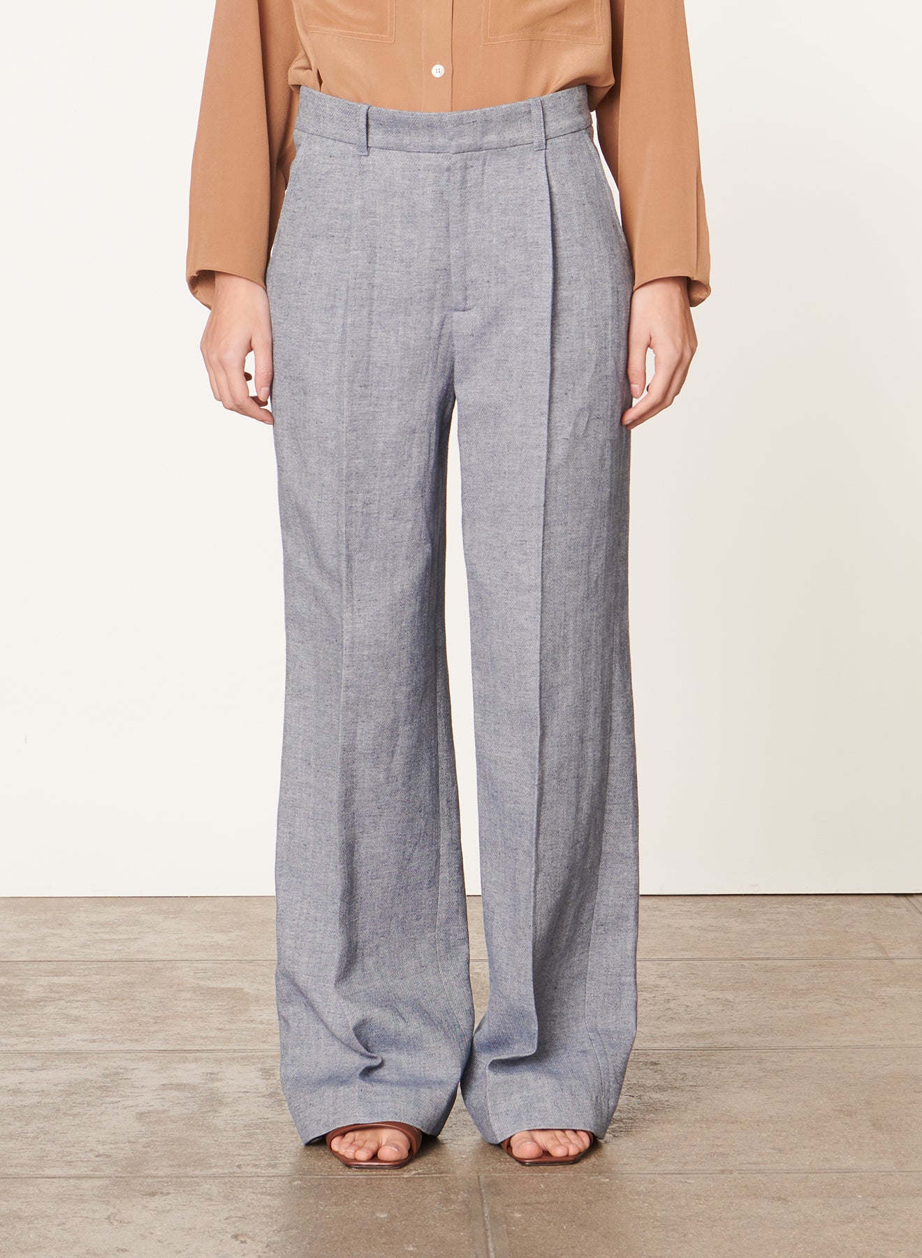 53 QTY NEW // BLEU CHINE / Pantalon Cyrano - BLEU CHINE
