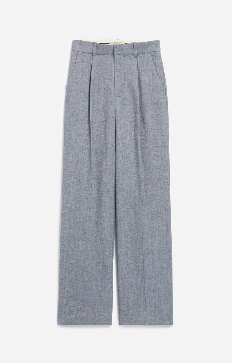 53 QTY NEW // BLEU CHINE / Pantalon Cyrano - BLEU CHINE