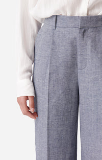 53 QTY NEW // BLEU CHINE / Pantalon Cyrano - BLEU CHINE