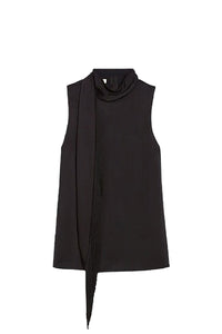 Blouse drapé Django - Noir