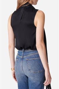 Blouse drapé Django - Noir