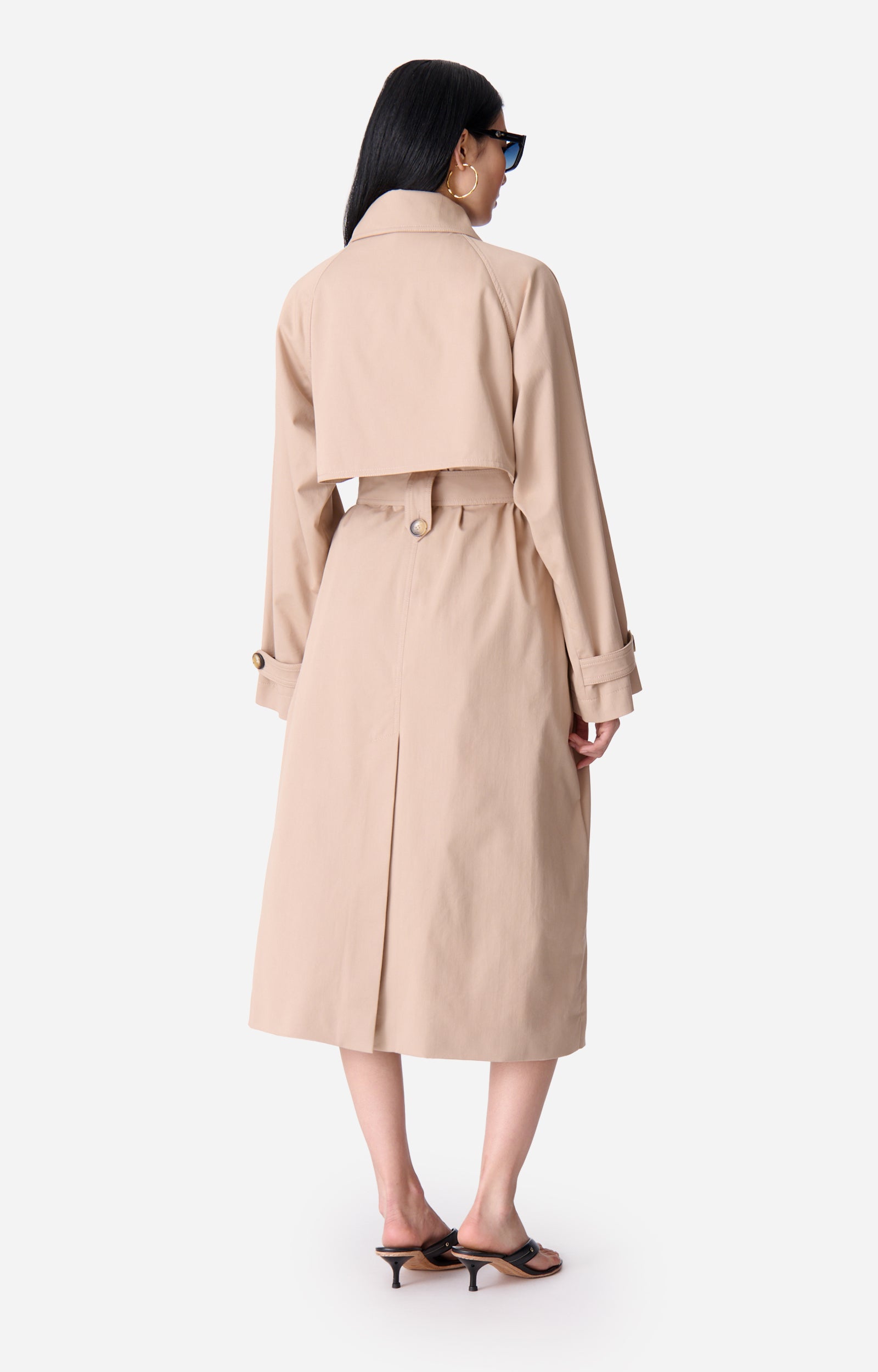 Trench-coat long Dexter - Beige