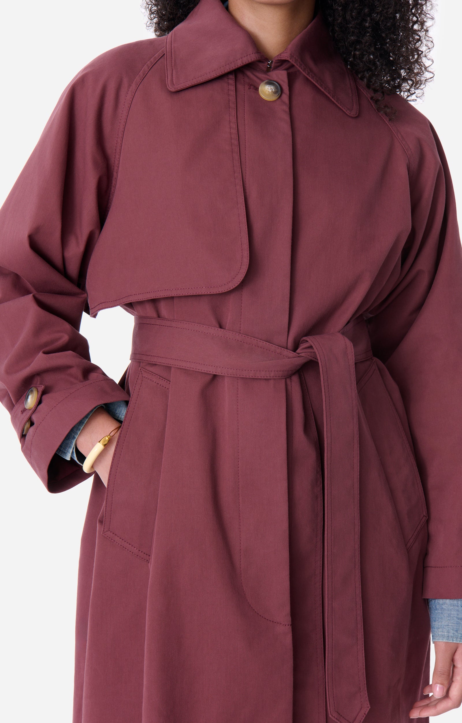 Trench-coat Long Dexter - Figue