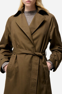RECO : 240 // Trench-coat Faro en coton - Militaire
