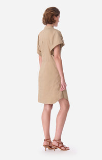 Robe courte Elmina - Blé