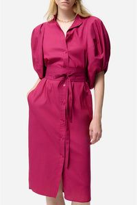 Robe midi Flora - Grenat