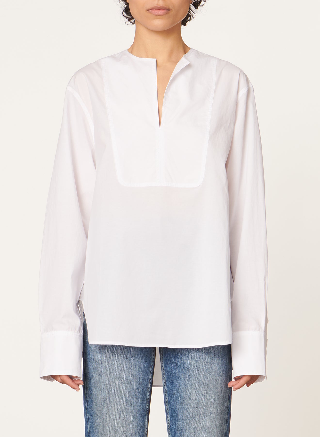 Chemise droite Danny - Blanc