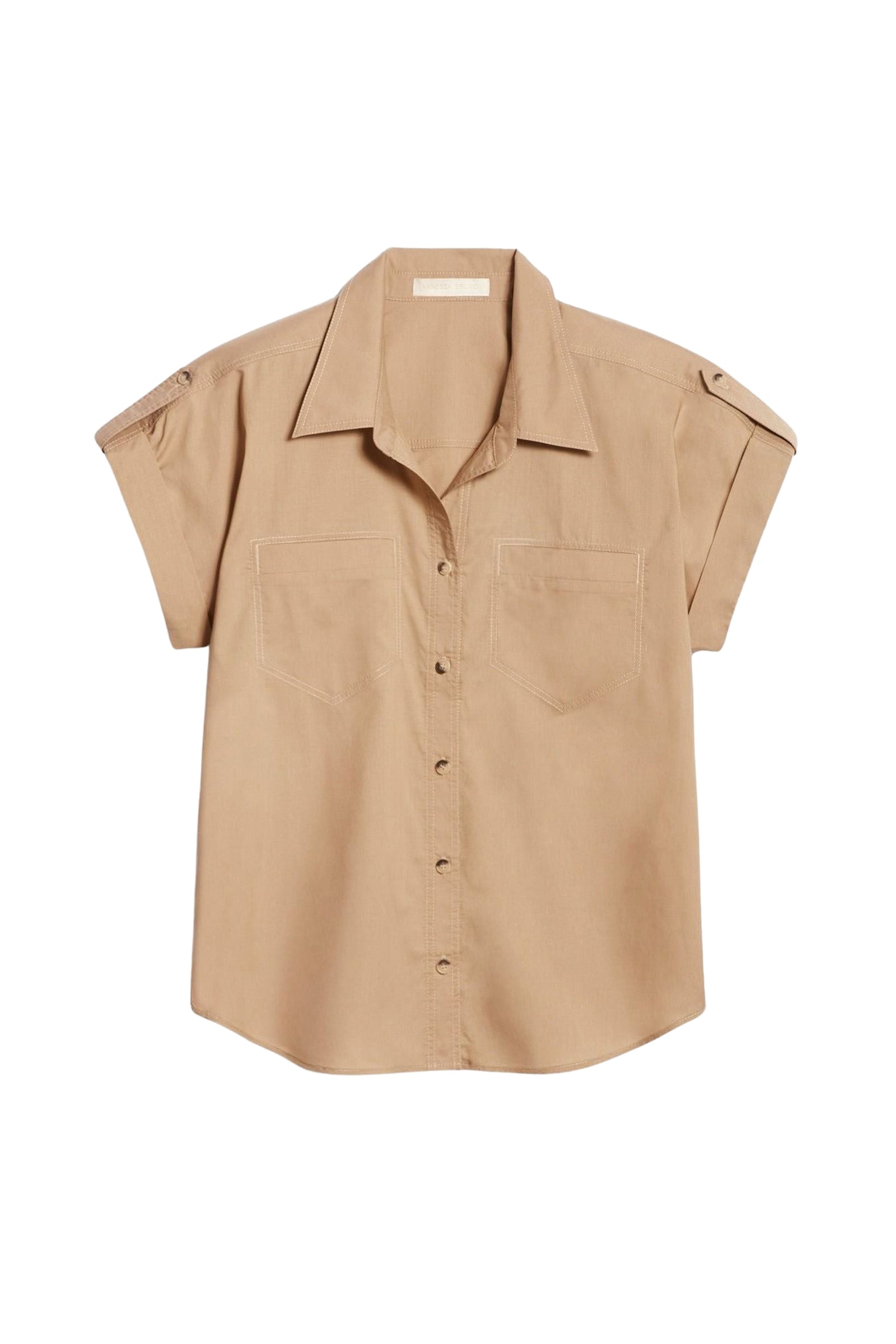 Chemise à manches courtes Eloen - Blé