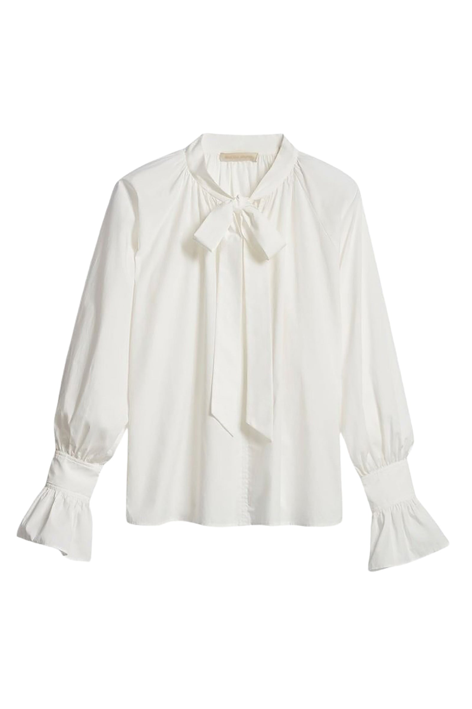 Blouse à col lavallière Fatima - Écru