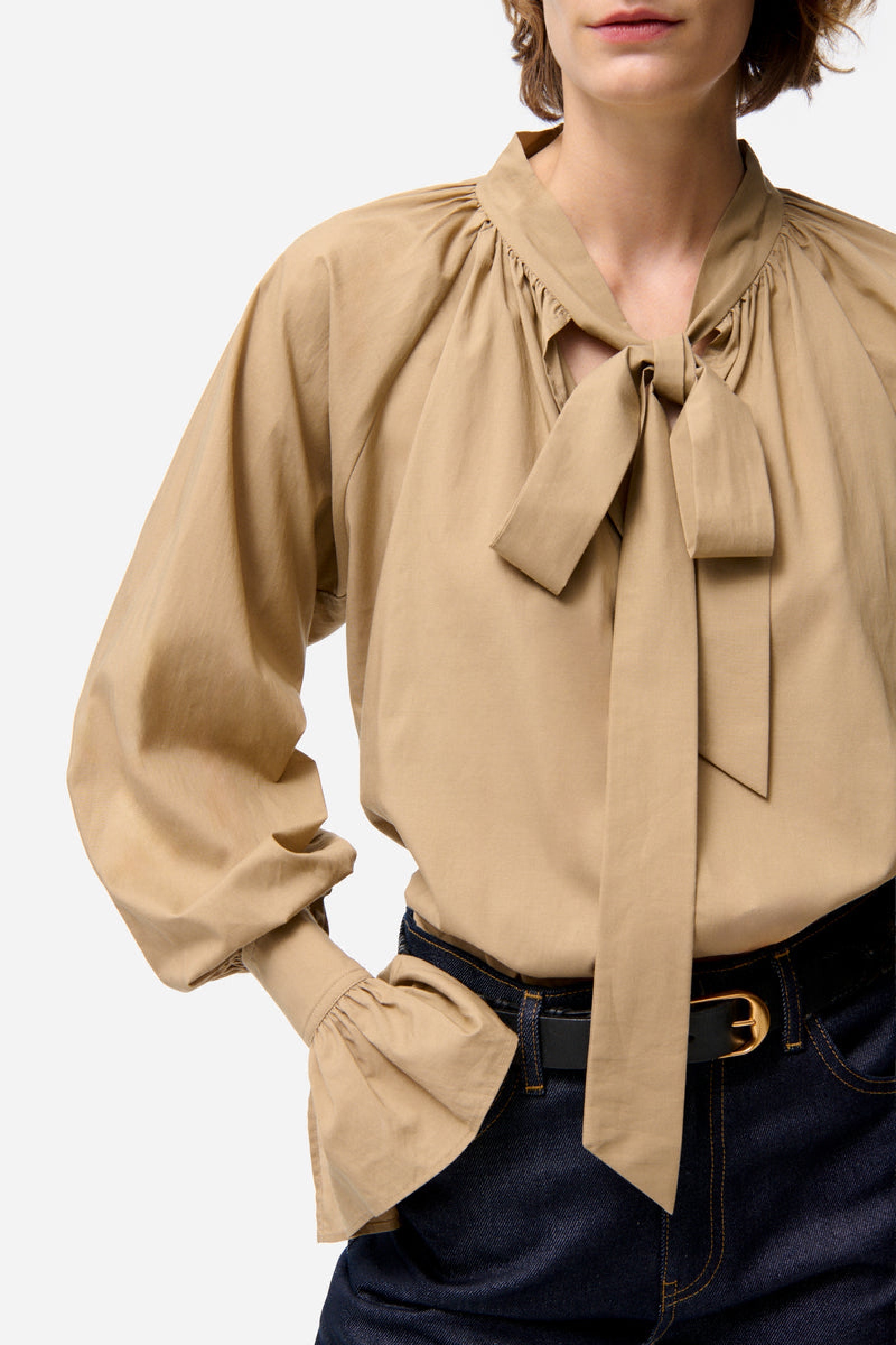 Blouse Fatima en coton - Blé