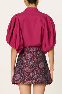 Felicie Blouse - Garnet