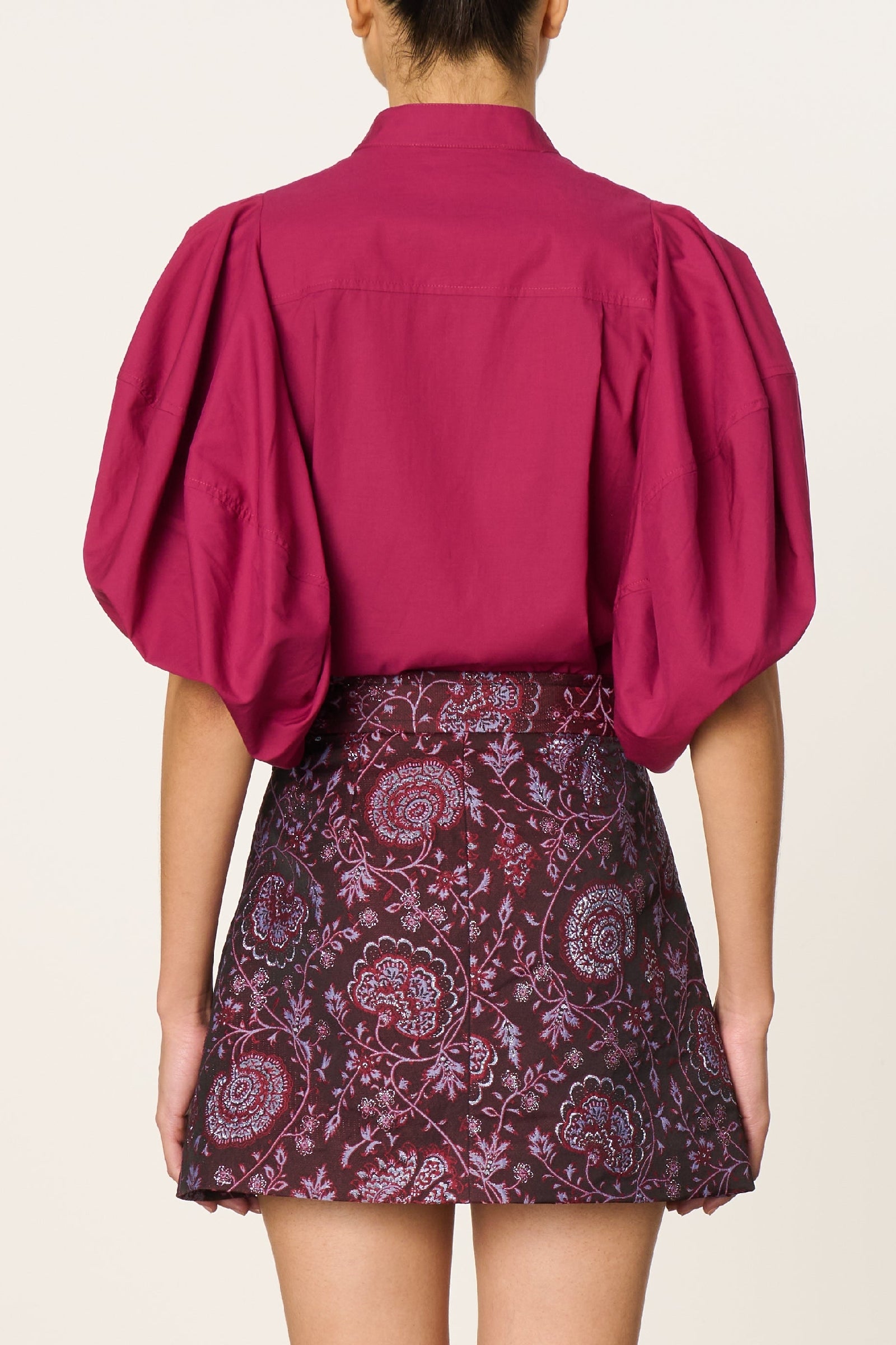 Felicie Blouse - Garnet