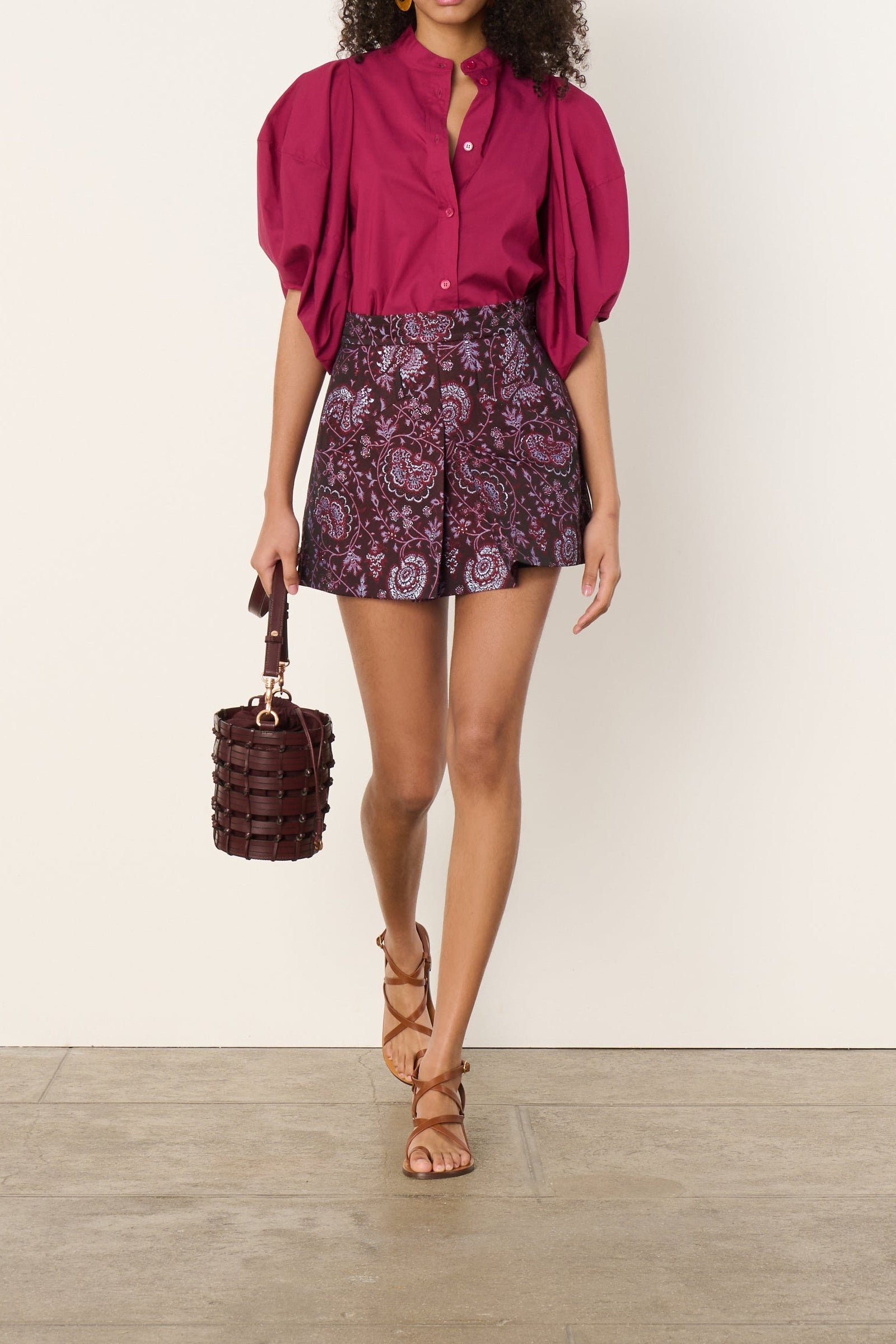 RECO : 95 // Blouse Felicie - Grenat