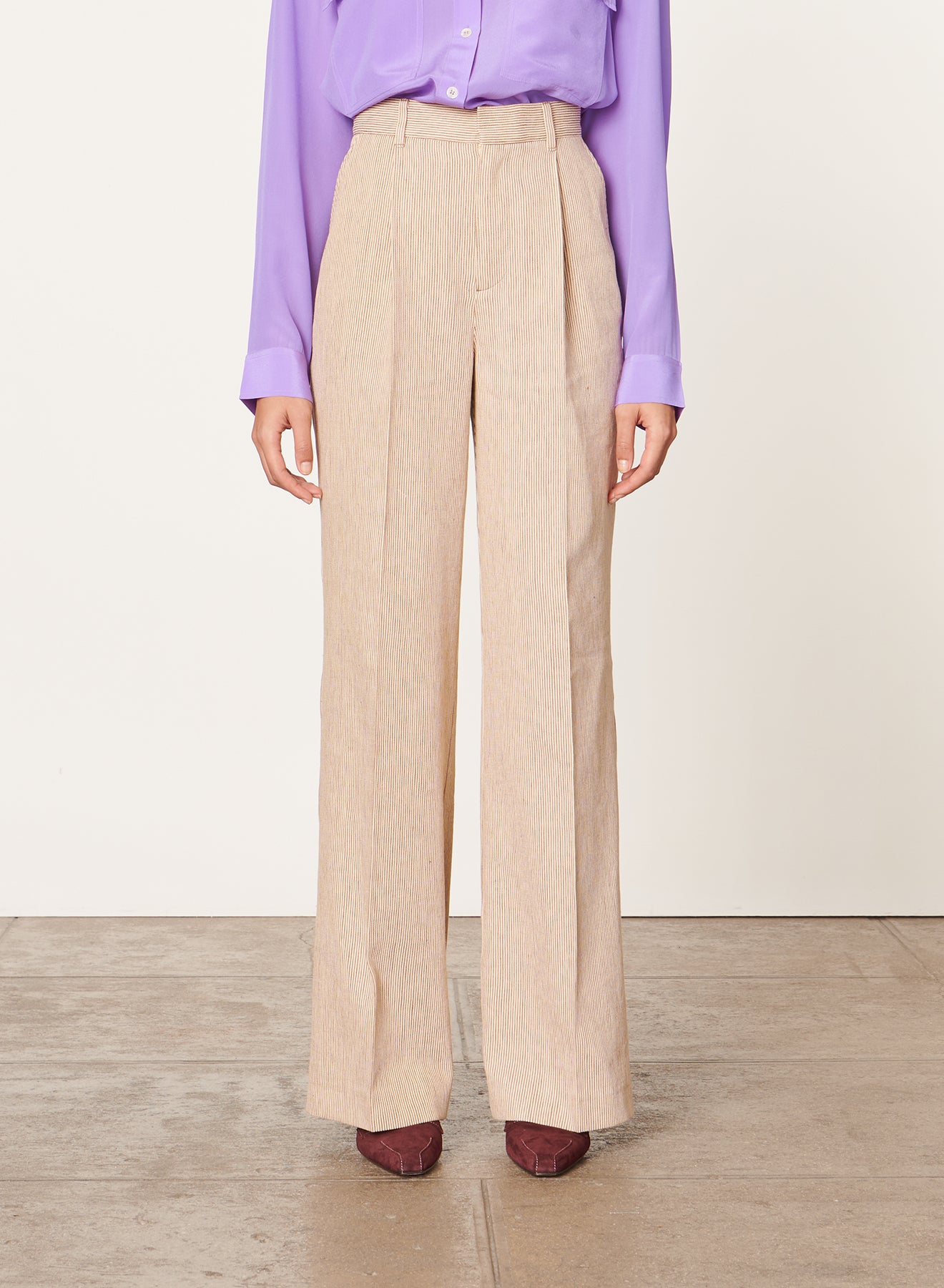 24 QTY NEW // CAFE / Pantalon Cyrano - CAFE