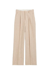 Pantalon Cyrano en lin mélangé - Café