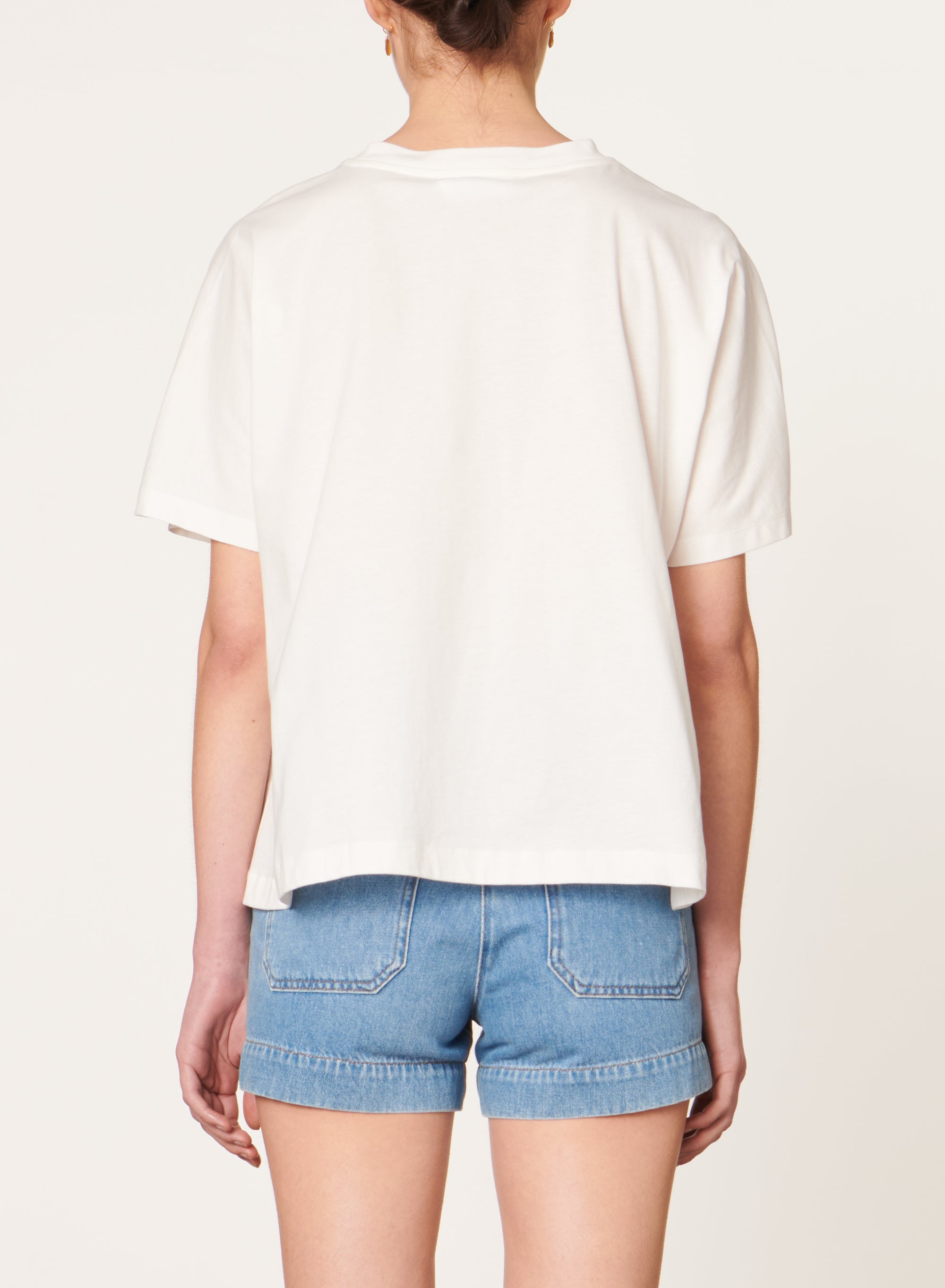 25 QTY NEW // ECRU / T-shirt Celosie - ECRU