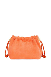 Sac bourse en cuir - Corail