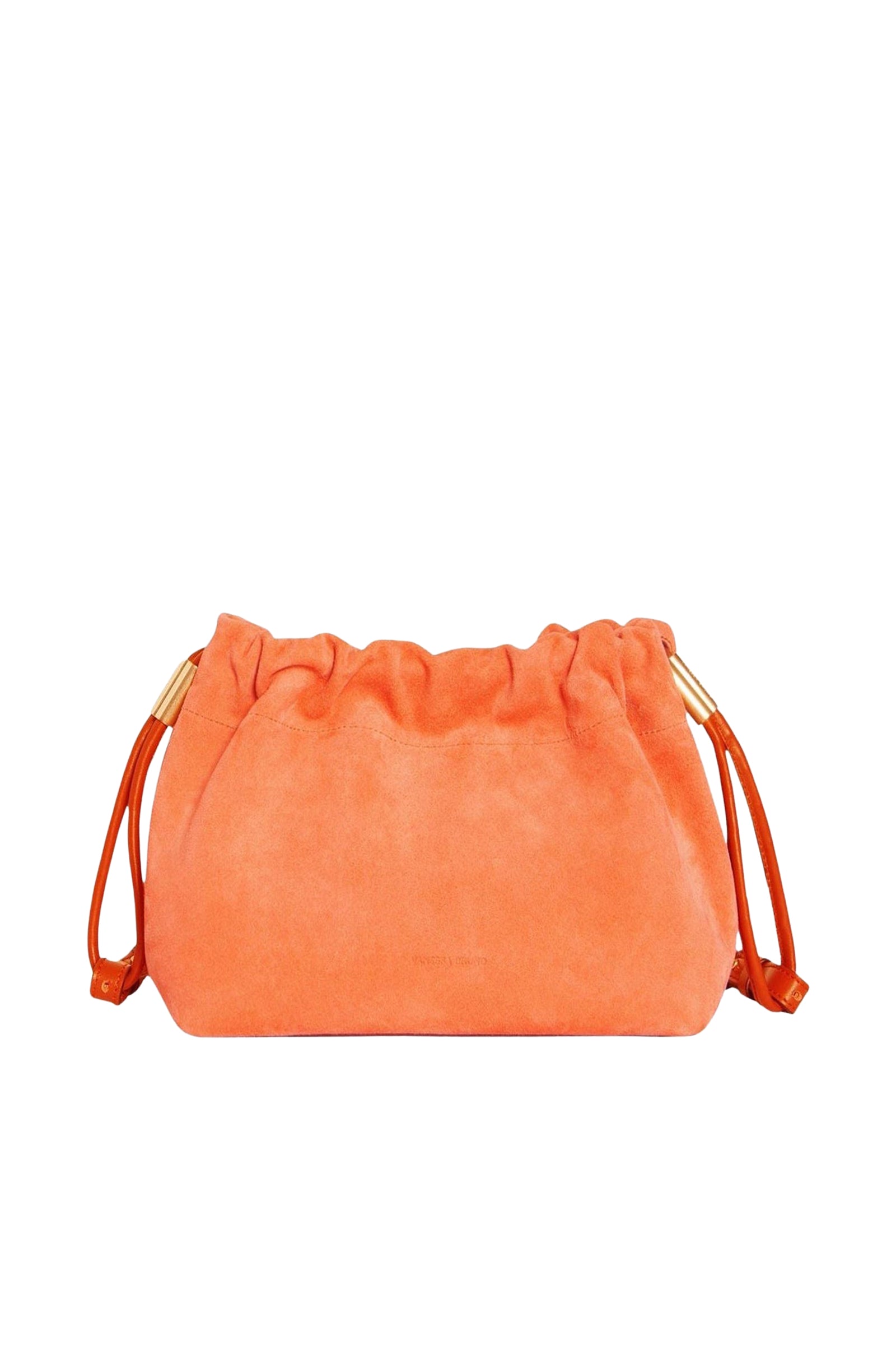 Sac bourse en cuir - Corail