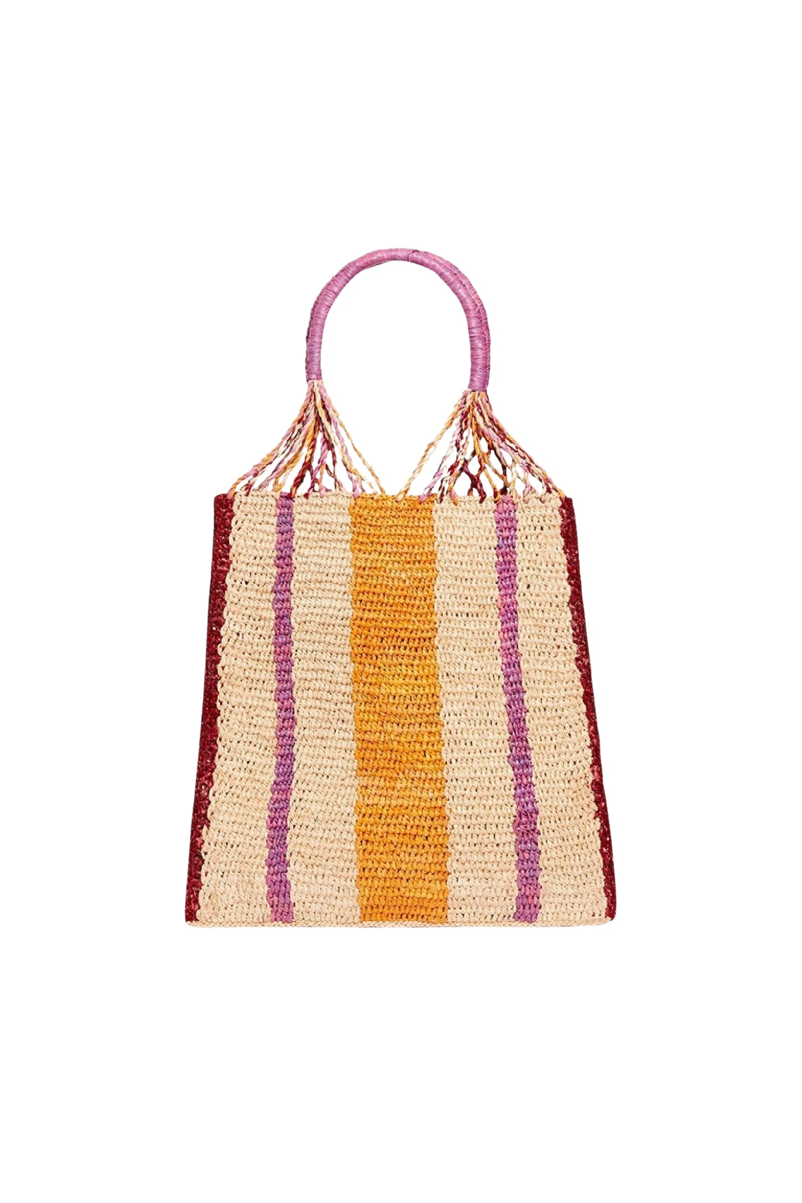 RECO : 110 // Panier plat en raphia - Raphia